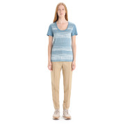 Damen-Funktionsshirt Icebreaker Tech Lite II SS Scoop Tee Reflection Lines