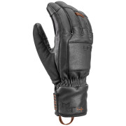 Skihandschuh Leki Montera Prime schwarz/braun black-dark brown