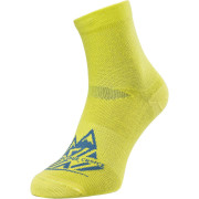 Socken Silvini Enduro Orino gelb NeonBlue