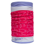 Kinder-Multifunktionstuch Sensor Tube Bears rosa Pink