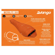 Dreijahreszeiten-Schlafsack Vango Microlite 300
