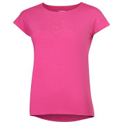 Damen-T-Shirt Progress Technica rosa višňový melír