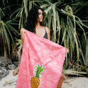 Schnelltrocknendes Handtuch Towee Ananas 80x160 cm