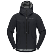 Herrenjacke Norrona trollveggen Gore-Tex Pro light Jacket schwarz Caviar Black