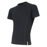 Herren-Funktionsshirt Sensor Merino DF kr.r. schwarz Black