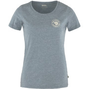 Damen-T-Shirt Fjällräven 1960 Logo T-shirt W 2022 blau Indigo Blue-Melange