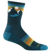 Herrensocken Darn Tough Sunset Ridge Micro Crew blau bottle