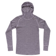 Damen-Funktionsshirt Devold Kvitegga Merino 230 Hoodie Wmn blau ORCHID