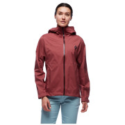 Damenjacke Black Diamond Stormline Stretch Rain Shell weinfarbe Cherrywood