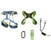 Klettersteigset Ocún Via Ferrata Webee Chest Set grün