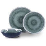 Geschirrset Kampa Aegean - 12 ks grün/blau