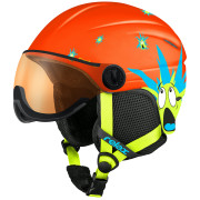 Kinder Skihelm Relax Twister Visor rot red