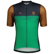 Herren Radtrikot Scott Jersey M's RC Team SS grün/braun bread brown/amazon green