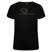 Damen-T-Shirt Dare 2b Crystallize Grphic schwarz/weiß Black/Black