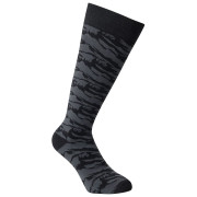 Herren Kniestrümpfe Dare 2b Mens Printed Ski Socks II schwarz BlkMountnPrt
