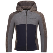 Kinder-Sweatshirt Alpine Pro Groto grau/braun SMOKED PEARL