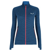 Damen-Sweatshirt Salewa Pedroc Pl R W Fz. dunkelblau Navy Blazer Melange/6080
