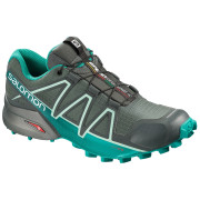 Damenschuhe Salomon Speedcross 4 GTX® W grau/grün BalsamGr/Tropic