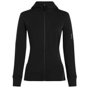 Damen Funktions-Sweatshirt Icebreaker W Mer 260 Quantum IV LS Zip Ho schwarz Black