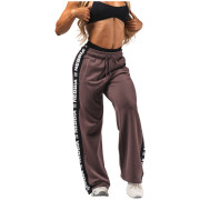 Damen-Jogginghosen Nebbia Straight Leg Sweatpants Urban braun DARK BROWN