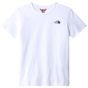Kinder-T-Shirt The North Face Teens S/S Simple Dome Tee weiß Tnf White/Tnf Black