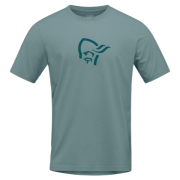 Herren T-Shirt Norrona 29 cotton viking T-shirt hellblau Trooper