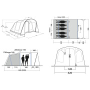 Aufblaszelt Outwell Monterey 5 Air