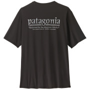Herren-T-Shirt Patagonia Men's Capilene Cool Daily Shirt - Hut Tripper schwarz Black