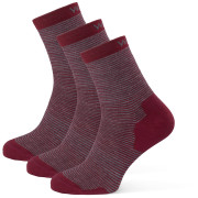 Socken Warg Happy Merino W Mini Mix 3 pack weinfarbe Wine/Grey