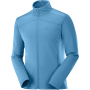 Herren-Sweatshirt Salomon Discovery Lt Fz M blau FjordBlue