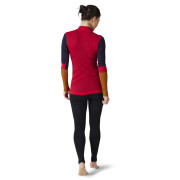 Damen-Funktionsshirt Smartwool W Intraknit Merino 200 Colorblock 1/4 Zip