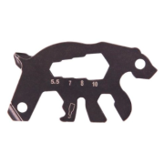 Messer Munkees multifunkční karta medvěd grau