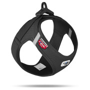 Hundegeschirr Curli Vest Clasp Air-Mesh schwarz Black