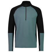 Herren-Funktionsshirt Mons Royale Olympus Half Zip grün/schwarz Burnt Sage / Black