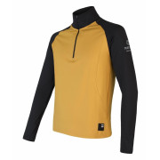 Herren-Sweatshirt Sensor Coolmax Thermo zip schwarz/gelb Mustard/Black