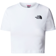 Damen-T-Shirt The North Face Essential Cropped Slim Short Sleeve Tee weiß TNF WHITE