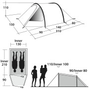 Wanderzelt Outwell Earth 2 (2024)