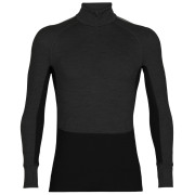 Herren Funktions-Sweatshirt Icebreaker ZoneKnit™ 260 LS Half Zip grau/schwarz jet heather/black/metro heather/cb