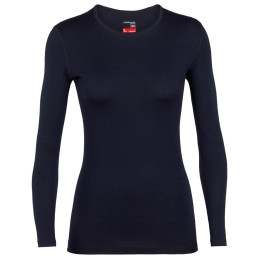 Damen-T-Shirt Icebreaker W's 260 Tech LS Crewe dunkelblau MidnightNavy