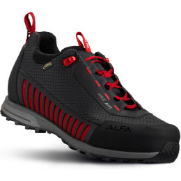 Herrenschuhe Alfa Varde A/P/S GTX M schwarz/rot Black/Red
