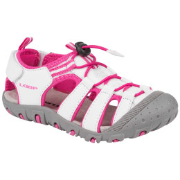 Kindersandalen Loap Dopey weiß White/Pink