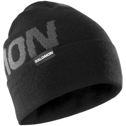 Mütze Salomon Hermitage Beanie schwarz DEEP BLACK