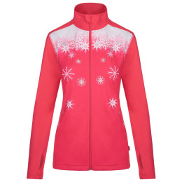 Damen-Sweatshirt Loap Paneta rot/weiß Rouge Red/White