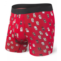 Boxershorts Saxx Platinum Boxer Brief Fly rot RedLuckyCat