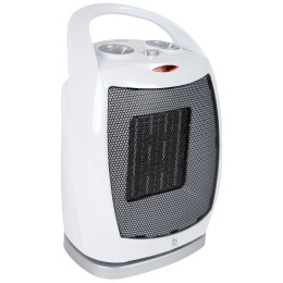Keramikofen Bo-Camp Ceram. heater oscil. 3 scales weiß White