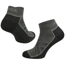 Socken MOOA Merino Adventure Low grün Green