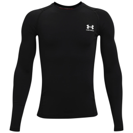 Kinder-Funktionsshirt Under Armour UA HG Armour LS Black schwarz/weiß Black / / White