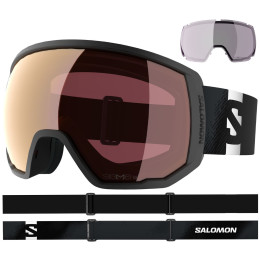 Skibrille Salomon Radium Pro Outline Sigma+1Lens schwarz Black