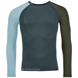 Herren-T-Shirt Ortovox 120 Comp Light Long Sleeve M grau Dark Arctic Grey