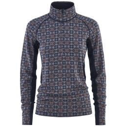Damen-Funktionsshirt Kari Traa Rose Light Baselayer Half Zip dunkelblau Royal
